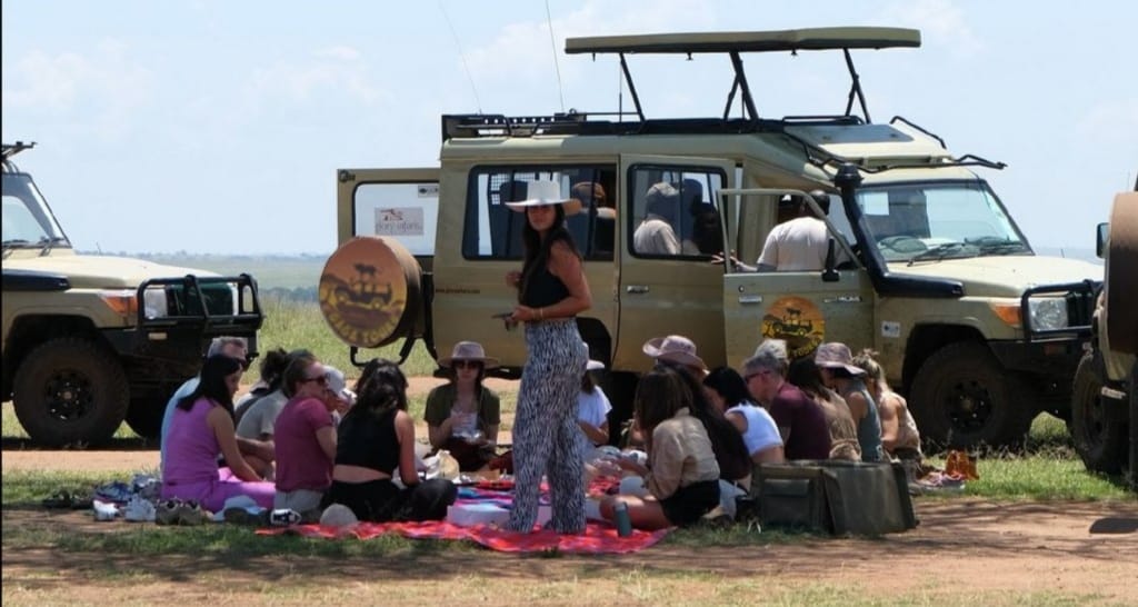 gaga tours group safari bush lunch